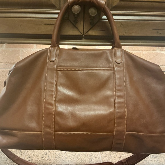 COACH Brown Leather Travel Bag - Picture 2 of 13